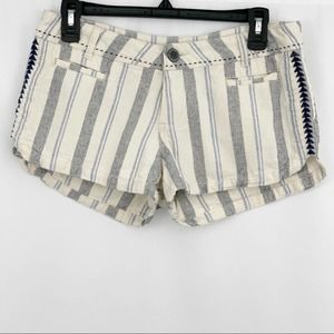 Mossimo Striped and Embroidered Shorts 7